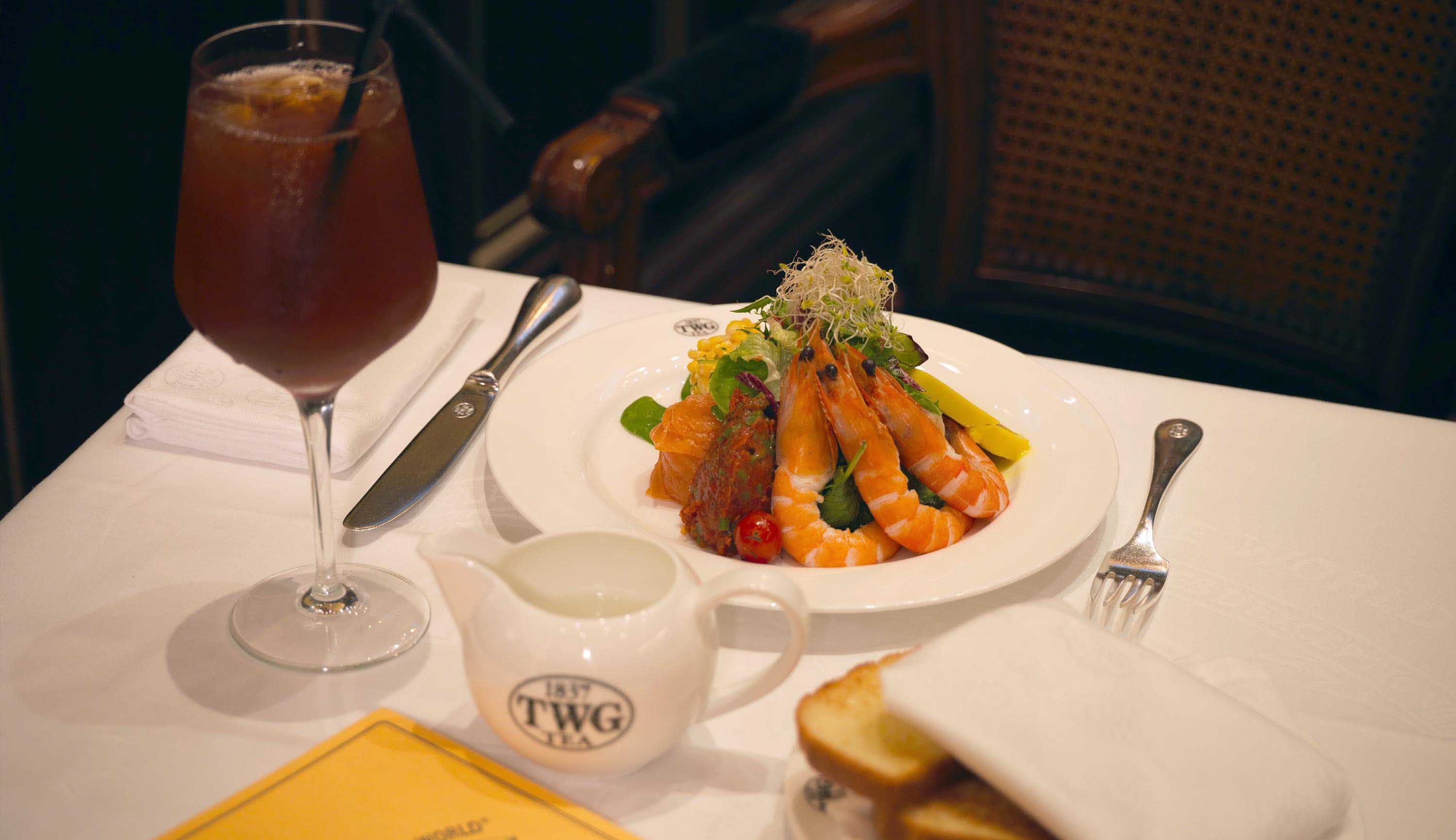 TWG Tea Salon and Boutique シンガポールのレストラン マリーナベイサンズ